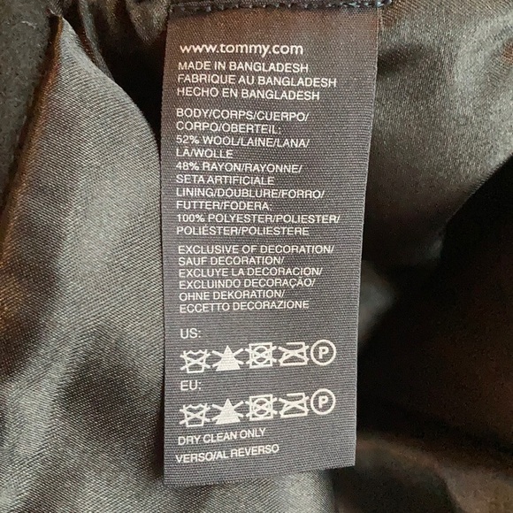 Tommy Hilfiger Wool Blend Mini with Pockets - Picture 6 of 7